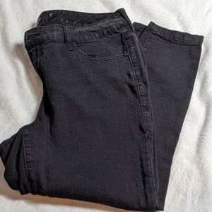 Torrid highrise black jeggings.